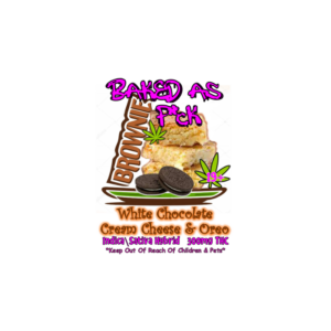 BROWNIE - WHITE CHOCOLATE CREAM CHEESE & OREOS